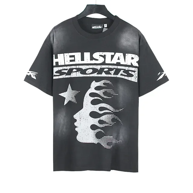T-shirt graphique sport oversize noir Hellstar 5