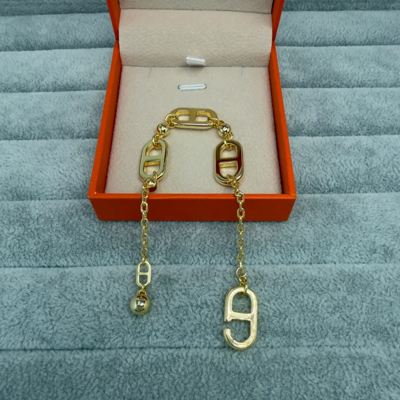 Hermès Chaine d'Ancre H-Link Chain Drop Earrings 5