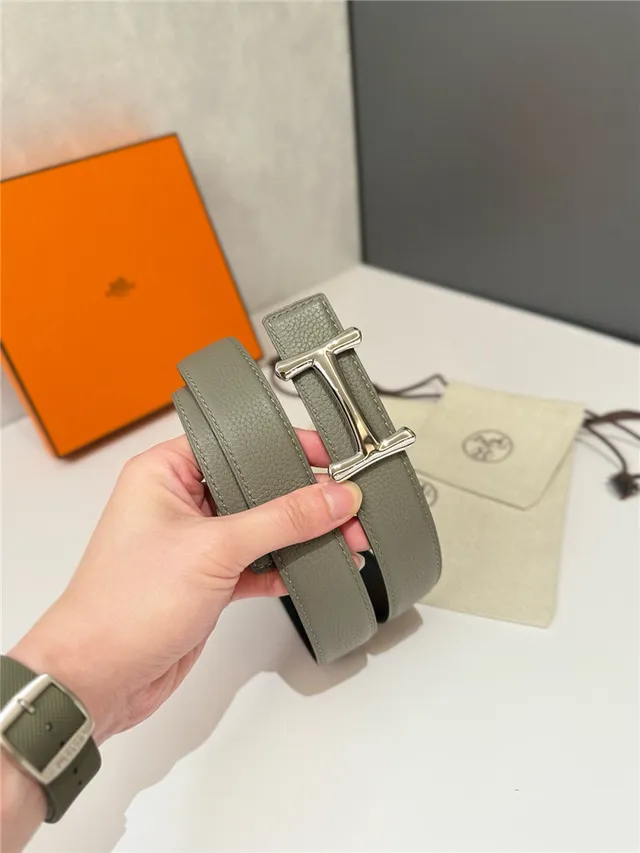 Hermès H Buckle Belt preto bege reversível couro texturizado de metal 5