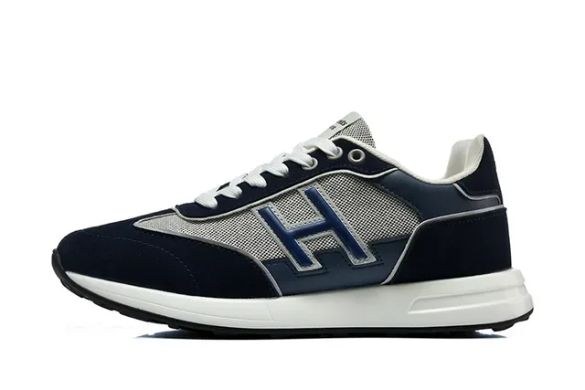 Hermès H-RUN 米色 橄榄绿 白 橙 生活方式运动鞋 22