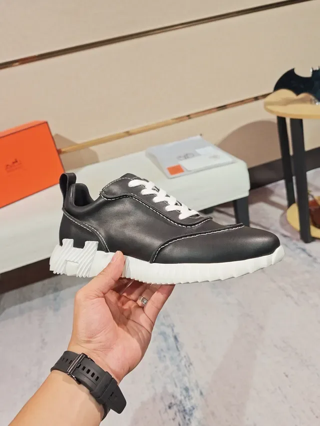 Hermès H Sneaker 黑白生活鞋 5