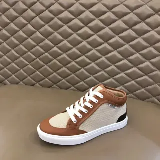 Hermès हाई-टॉप मिश्रित উপাদান জীবনধারा স্নিকার