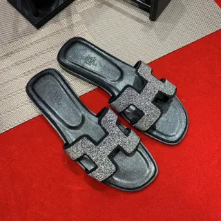 هيرميس أوران زلقان لامع فضي H-Strap