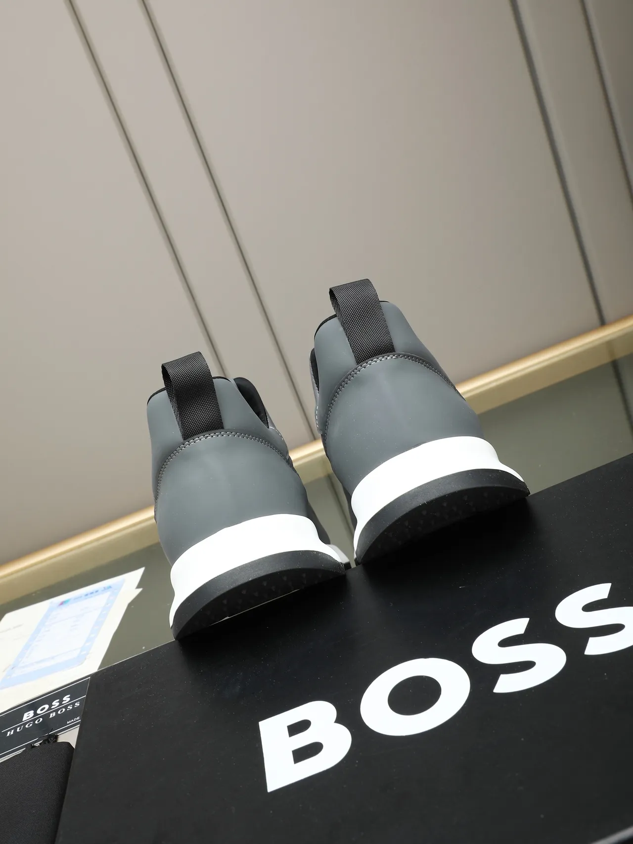 Hugo Boss Cinza Slip-On Lifestyle Sneakers 4