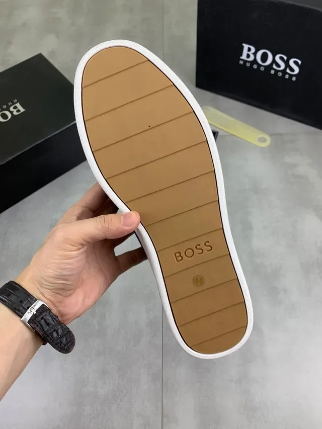 Hugo Boss Navy Suede Lifestyle Sneakers 3