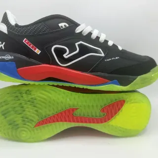Joma Piel Black Green Low-Top Synthetic Upper Lifestyle Sneakers