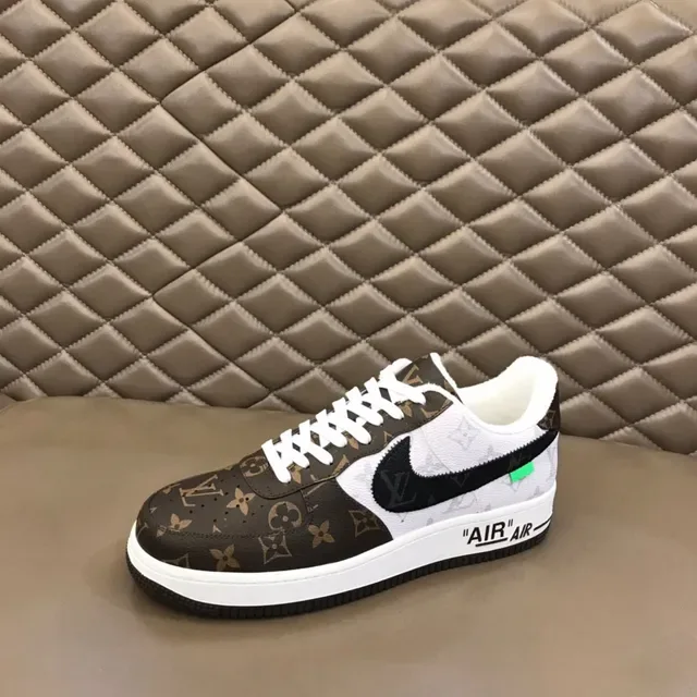 Louis Vuitton Brown White Monogram Canvas Plush Collar Lifestyle Sneakers 6
