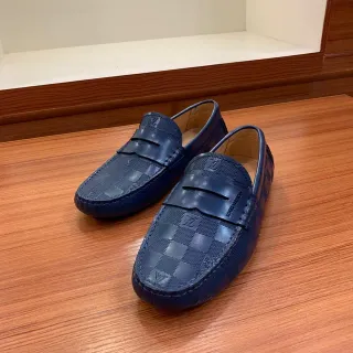 Louis Vuitton Damier Cobalt लूफर नेवी ब्लू लूफर