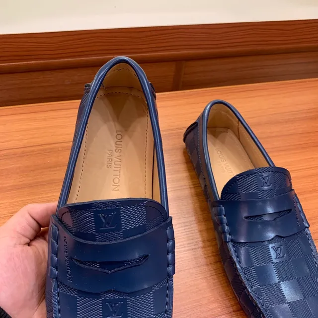 Louis Vuitton Damier Cobalt লোফার নেভি ব্লু লোফার 3