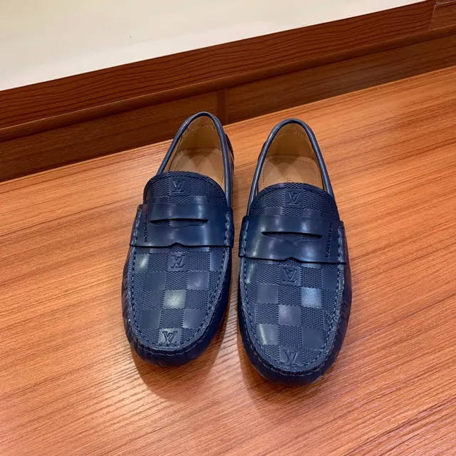 Louis Vuitton Damier Cobalt লোফার নেভি ব্লু লোফার 4