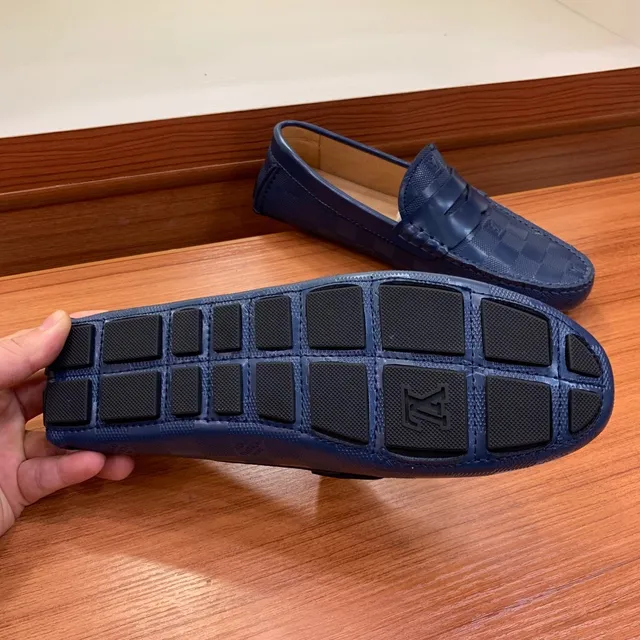 Louis Vuitton Damier Cobalt লোফার নেভি ব্লু লোফার 5