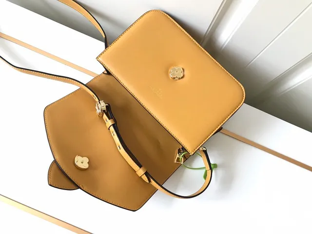 Louis Vuitton Dauphine ট্যান স্মুথ চামড়ার মেসেঞ্জার ব্যাগ 6