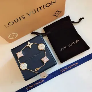 Louis Vuitton سوار سلسلة بافيه بنقشة زهور