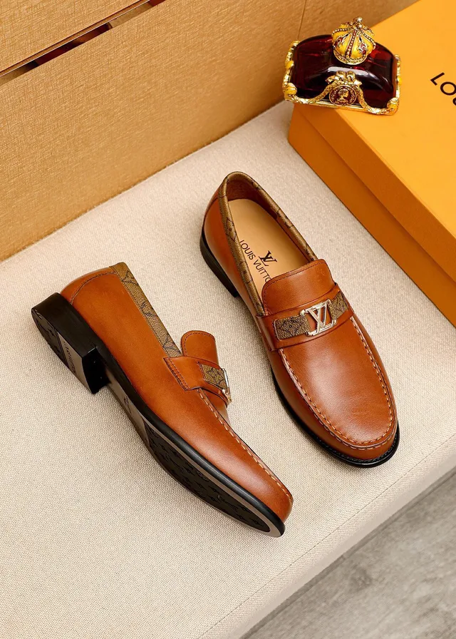 Louis Vuitton Mocassim Couro Tan Cinto Monograma Mocassins 3