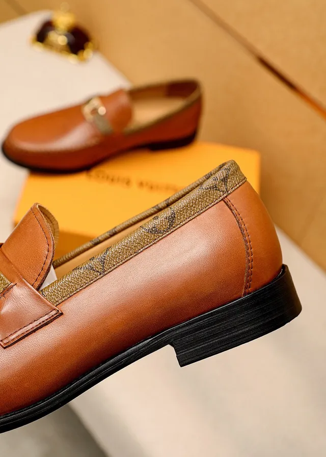 Louis Vuitton Mocassim Couro Tan Cinto Monograma Mocassins 6