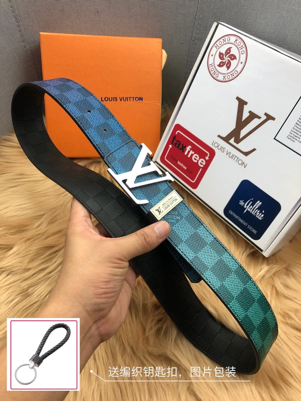 Louis Vuitton LV Initiales Black Red Reversible Damier Canvas Silver-Tone Buckle Leather Belt 5
