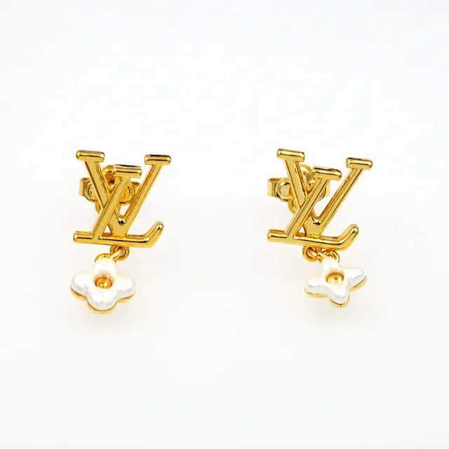 Louis Vuitton LV Monogram Floral डैंगल ईयरिंग्स 4