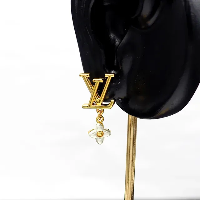 Louis Vuitton LV Monogram Floral डैंगल ईयरिंग्स 6