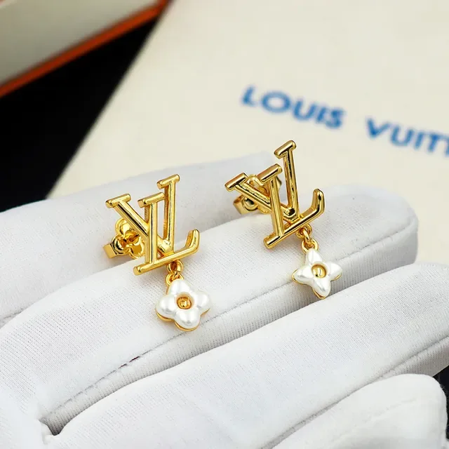 Louis Vuitton LV Monogram Floral डैंगल ईयरिंग्स 11