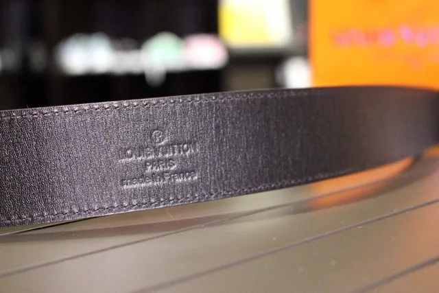 Louis Vuitton Monogram कैनवास बेल्ट भूरा गोल्ड Turnlock Buckle चमड़े का बेल्ट 17
