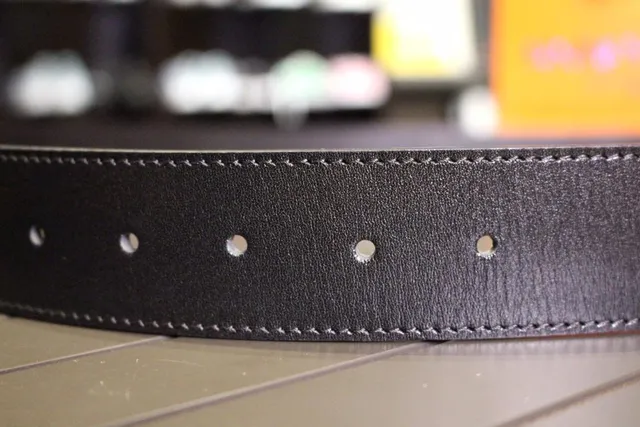 Louis Vuitton Monogram कैनवास बेल्ट भूरा गोल्ड Turnlock Buckle चमड़े का बेल्ट 18