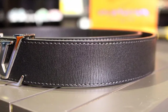 Louis Vuitton Monogram कैनवास बेल्ट भूरा गोल्ड Turnlock Buckle चमड़े का बेल्ट 19