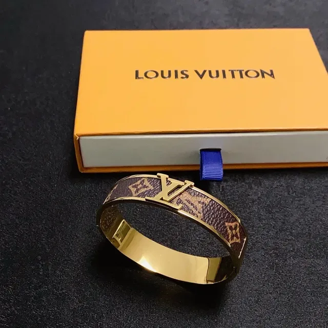 Louis Vuitton Monogram Canvas Hinged Bangle Bracelet 2