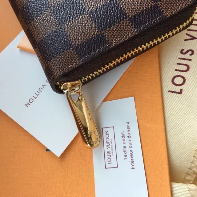 Louis Vuitton Monogram Canvas Zip-Around Long Wallet 6