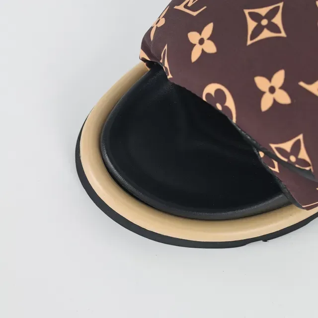 Louis Vuitton Monogram Padded Strap Slippers 5