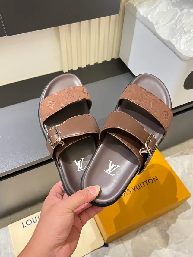 Louis Vuitton Monogram Sandales à Deux Brides Casual 6