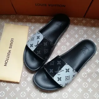Louis Vuitton Monogram 两色带拖鞋