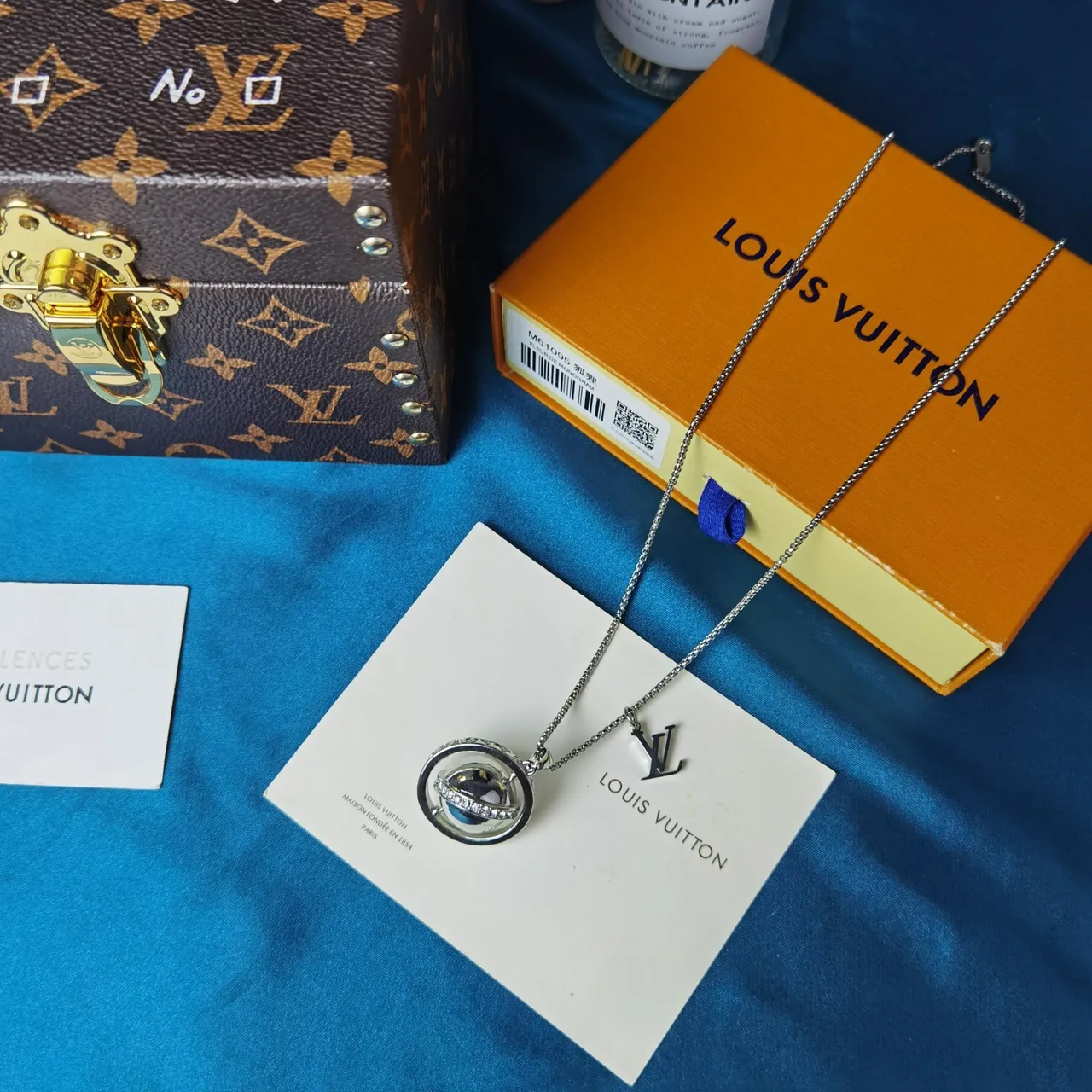 Louis Vuitton Monogram World Tour Orb Pendant Necklace 4