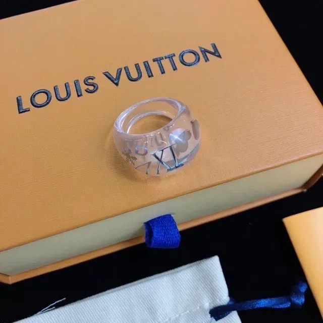 Louis Vuitton Monogram World Tour Transparent Resin Ring 3