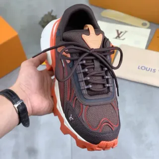 Louis Vuitton Run Away Brown Orange Chunky Sneakers