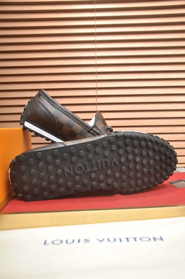 Louis Vuitton Run Away Damier Canvas Tassel Loafers 3