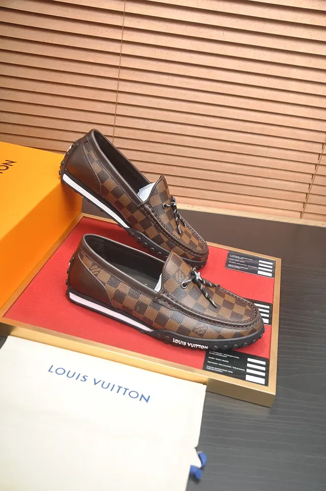 Louis Vuitton Run Away Damier Canvas Tassel Loafers 4