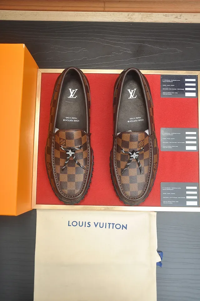 Louis Vuitton Run Away Damier Canvas Tassel Loafers 5