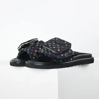 Louis Vuitton Run Away 多彩 马志尔 拉链袋 拖鞋