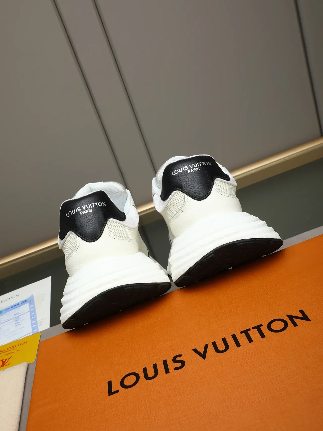 Louis Vuitton Run Away White and Black Chunky Sneakers 4