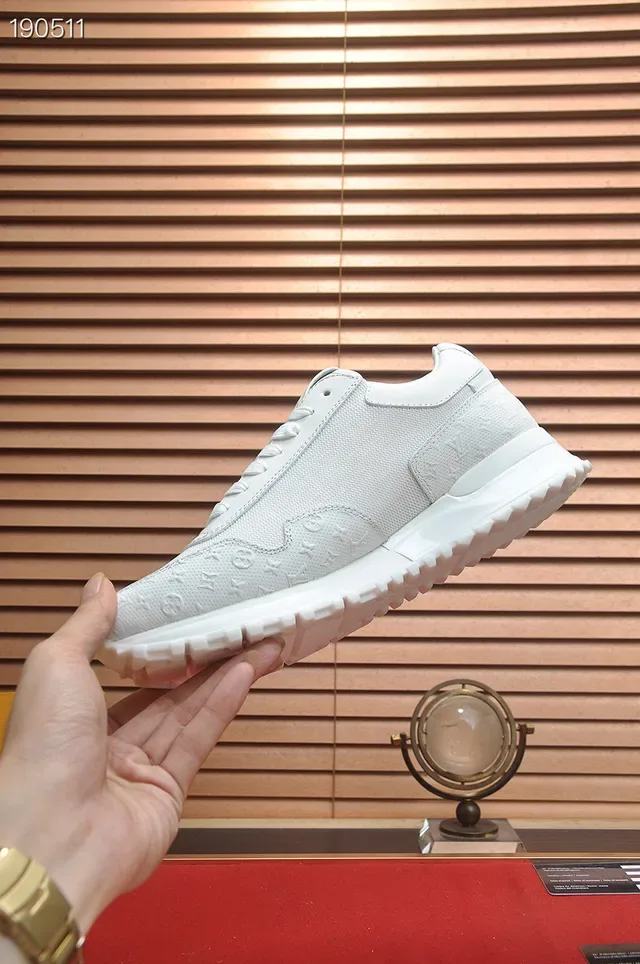 Louis Vuitton Run Away White Monogram Lifestyle Sneakers 5