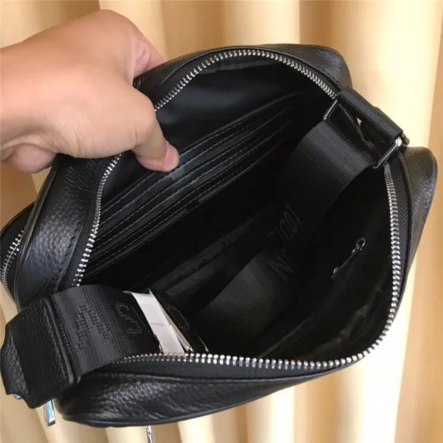 Louis Vuitton বোনা চামড়া কালো ক্রসবডি মেসেঞ্জার ব্যাগ 2