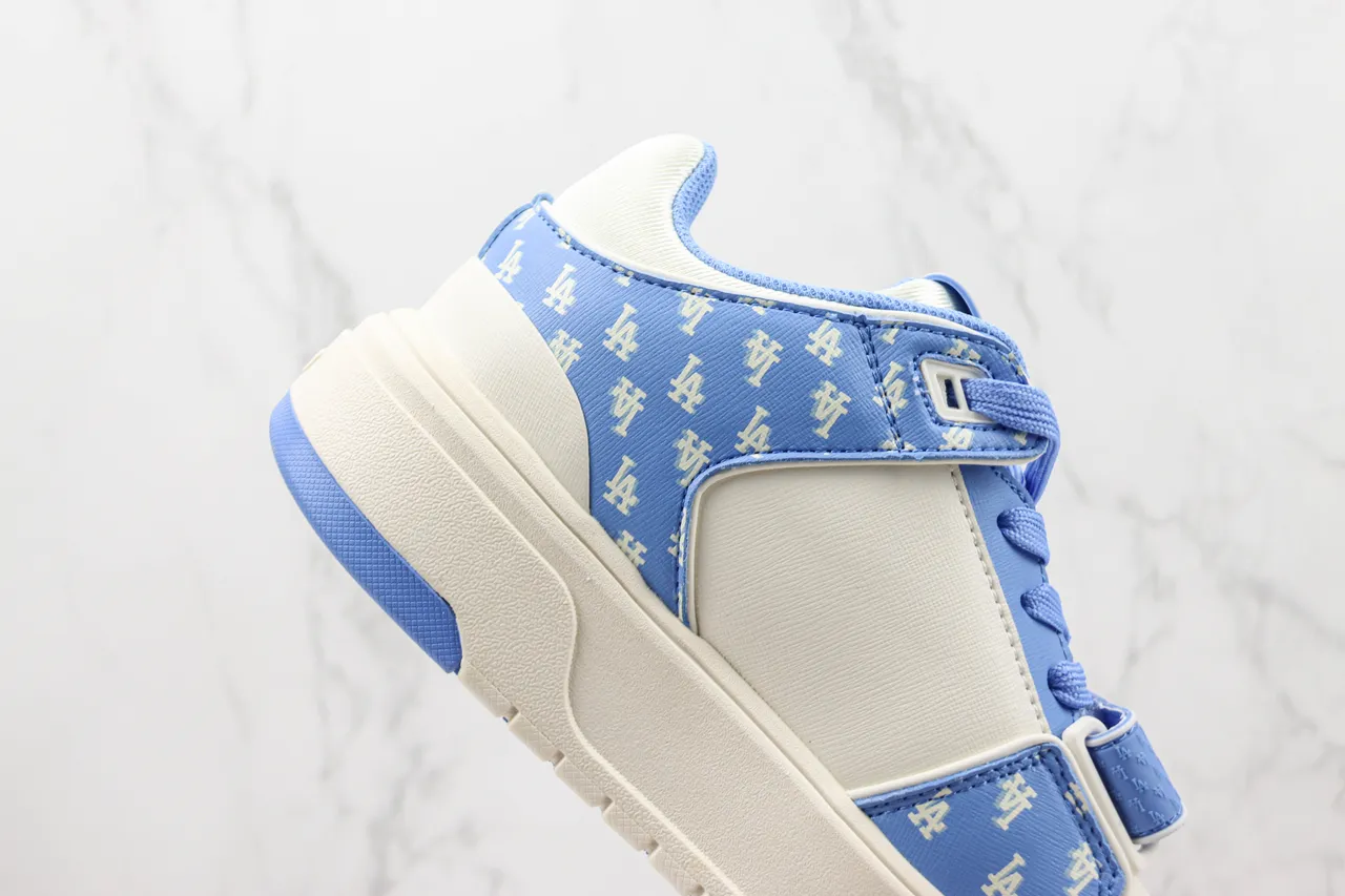 Mitchell & Ness Dodgers LA Logo Platform Lifestyle Sneakers 5