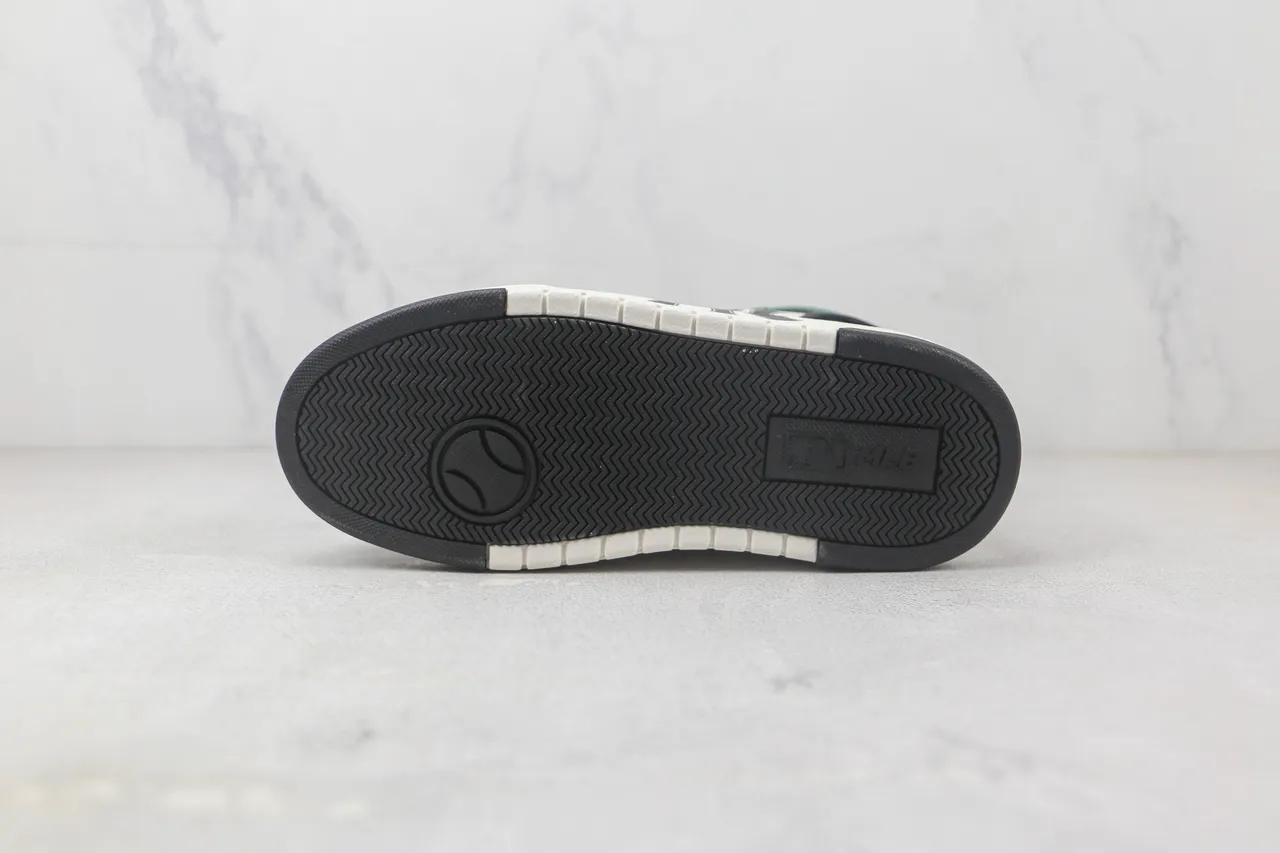 Mitchell & Ness NY Yankees High Top Vert Blanc Noir Chaussures Lifestyle 8