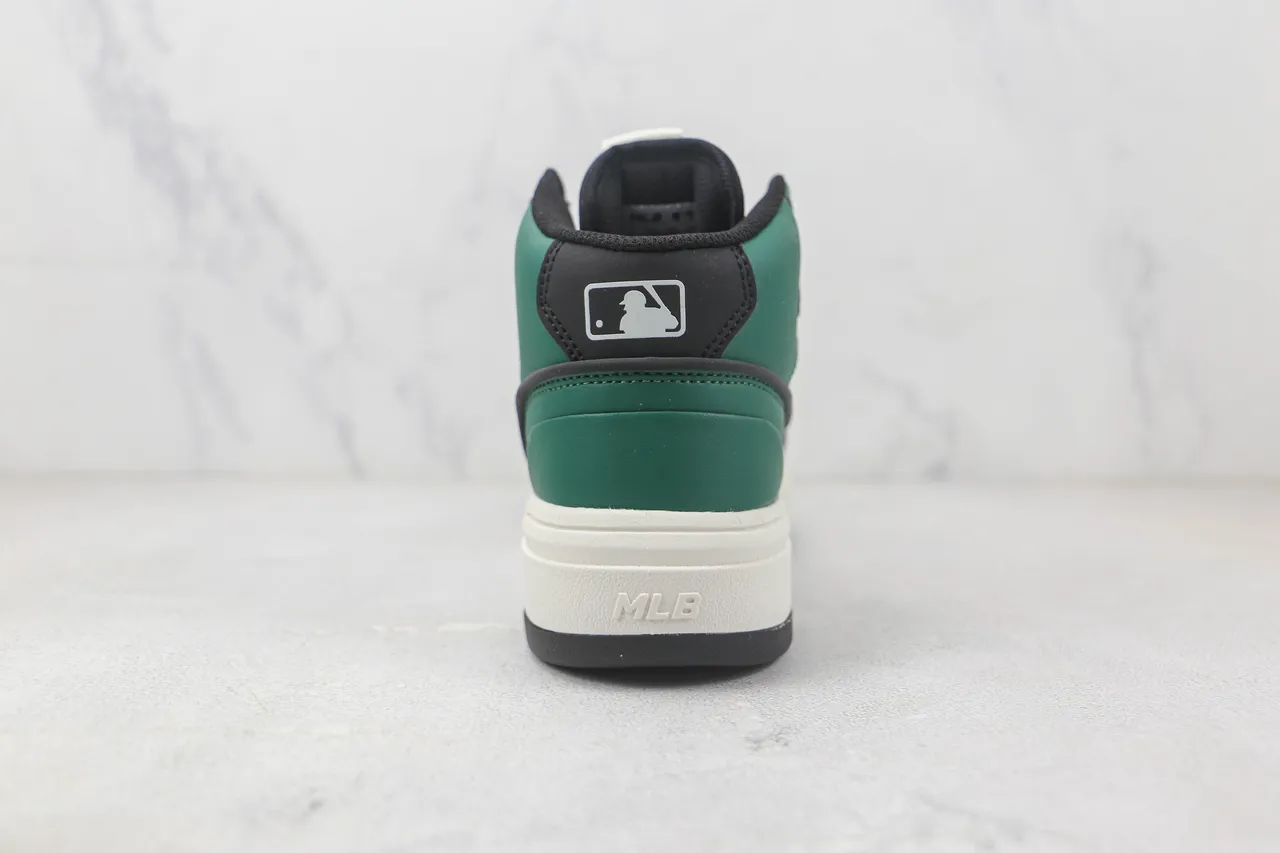 Mitchell & Ness NY Yankees High Top Vert Blanc Noir Chaussures Lifestyle 9