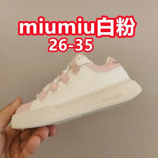 Miu Miu 白色平台鞋底分层带装饰生活方式运动鞋 3