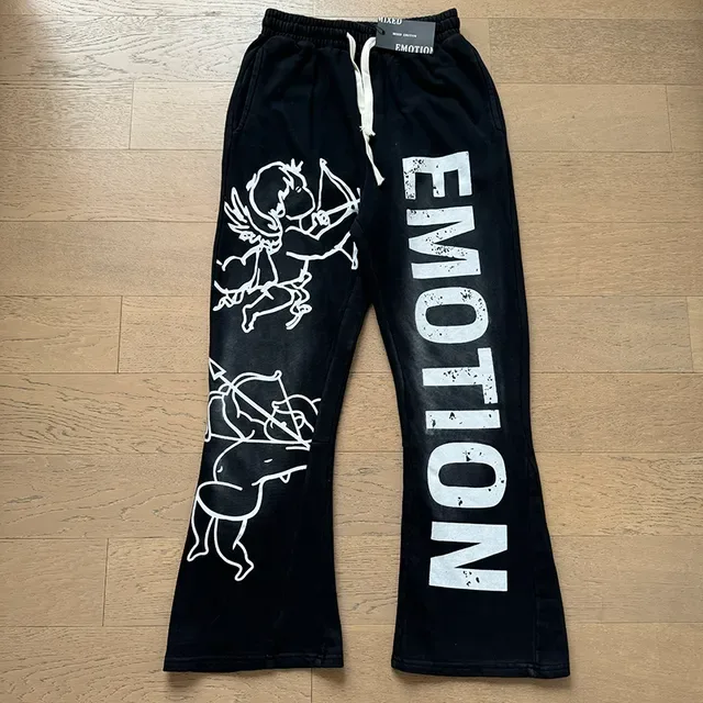 Mixed Emotion Graphic Print Black T-Shirt 2