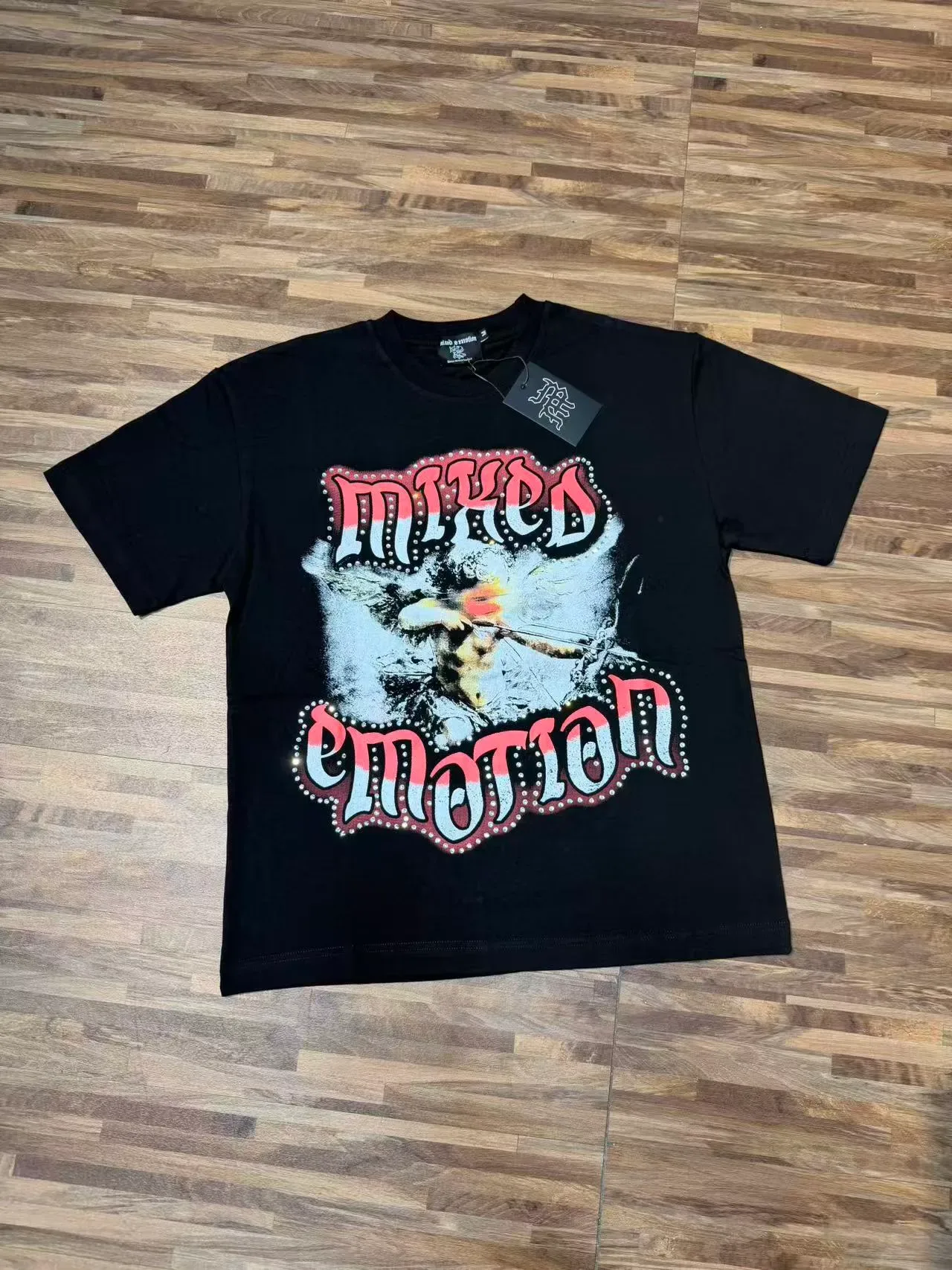 Mixed Emotion Graphic Print Oversized T-Shirt 5