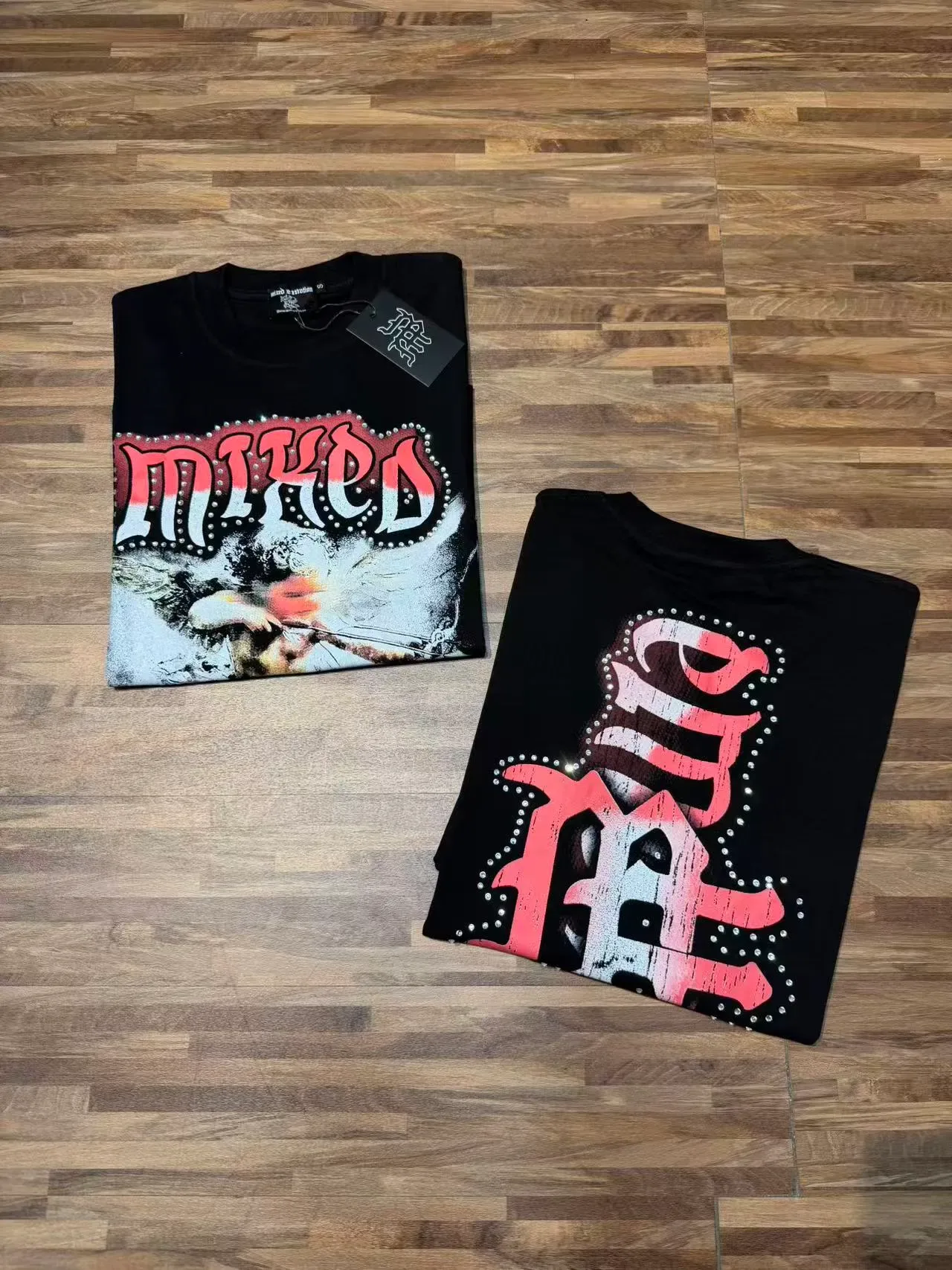 Mixed Emotion Graphic Print Oversized T-Shirt 7