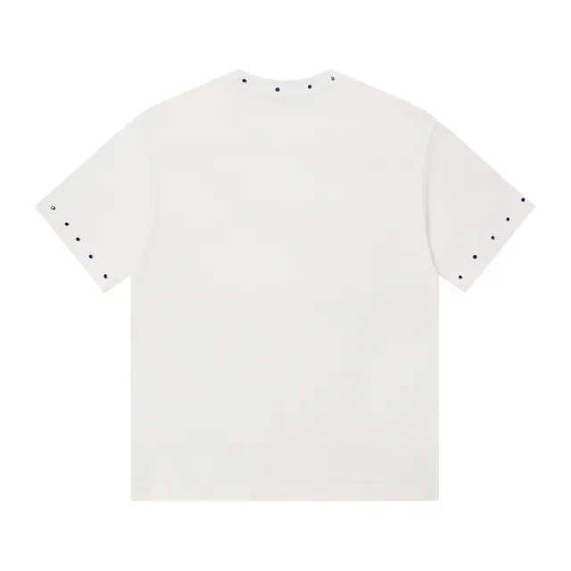 Mixed Emotion Life Emotion Graphic Studded Sleeve T-Shirt 4