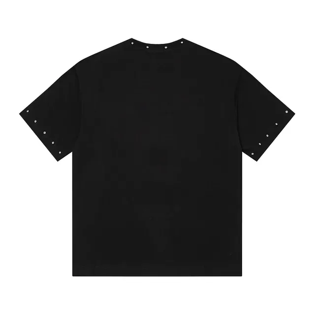 Mixed Emotion Life Emotion Graphic Studded Sleeve T-Shirt 8